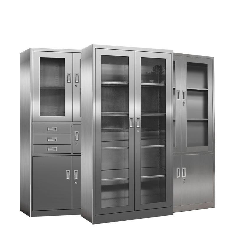 通玻對(duì)開(kāi)門文件柜（不銹鋼）