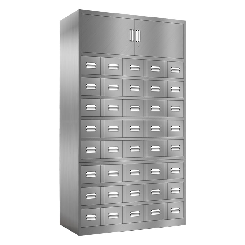 40抽不銹鋼中藥柜